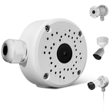 Caja de conexiones metálica universal para cámaras tipo bala, soporte de montaje CCTV impermeable IP66 para cámaras de seguridad IP.