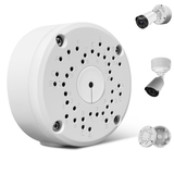 Caja de conexiones universal para cámaras de seguridad tipo bala, base de soporte de metal para cámaras IP y CCTV, caja de conexiones impermeable para cables ocultos.