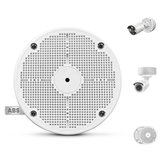 ABS Universal Security Camera Junction Box, Hide Cable Concealment Boxe, Drillable Grid, Clean Cable Setup, Camera Compatibility, Reinforced ABS, Flexible Mounting, Indoor Outdoor Use