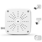 Universal Security Camera Junction Box, Cable Management, Wide Compatibility, Durable ABS, Space Saving, Wall Ceiling Mount, Easy Installation