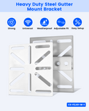 Soporte universal de montaje en poste vertical para cámaras de seguridad, adaptador de esquina de acero inoxidable con 4 presillas, soporte metálico para cámaras CCTV.