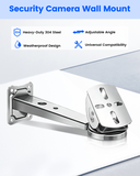 Security Camera Mount Bracket, Adjustable Wall Mount for Outdoor Bullet Cameras, Adjustable Angle, Heavy Duty Steel, Wide Compatibility, Weatherproof Design, Rust Resistant, Easy Installation