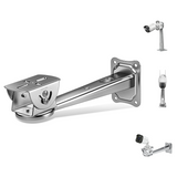 Security Camera Mount Bracket, Adjustable Wall Mount for Outdoor Bullet Cameras, Adjustable Angle, Heavy Duty Steel, Wide Compatibility, Weatherproof Design, Rust Resistant, Easy Installation