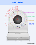 【KU-PFB203W】Metal Waterproof Wall Mount Bracket, Aluminum Alloy Arm for Dah IP Dome Cameras