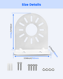 【KU-PFB203W】Soporte de montaje en pared impermeable, brazo de aleación de aluminio para cámaras domo IP, compatible con HDW4433C-A, HDBW4431R-ZS, HDBW4431R-S, HDBW4431R-AS y series relacionadas