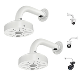 【KU-DS-1273ZJ-140】 Soporte de pared de aleación de aluminio para cámaras de seguridad domo IP (blanco)