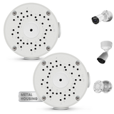 Universal Bullet Security Camera Junction Box, Weatherproof Metal Mount Base