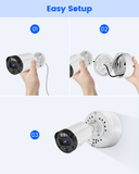 Caja de conexiones impermeable universal para cámaras CCTV tipo bala, soporte de montaje exterior ABS IP54, cajas de gestión de cables para cámaras de seguridad.