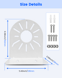 【KU-PFB203W】Soporte de montaje en pared impermeable, brazo de aleación de aluminio para cámaras domo IP, compatible con HDW4433C-A, HDBW4431R-ZS, HDBW4431R-S, HDBW4431R-AS y series relacionadas