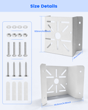 【KU-PFB203W】Soporte de montaje en pared impermeable, brazo de aleación de aluminio para cámaras domo IP, compatible con HDW4433C-A, HDBW4431R-ZS, HDBW4431R-S, HDBW4431R-AS y series relacionadas