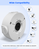 【KU-PFA130-E 】Caja de conexiones con base metálica para cámaras tipo bala y domo Dahua, soporte de montaje impermeable IP66 para cámaras de vigilancia IP POE
