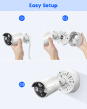 Caja de conexiones universal para cámaras, soporte metálico para cámaras tipo bala, domo y PTZ. Ocultación de cables impermeable para sistemas de seguridad en interiores y exteriores.