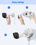 Caja de conexiones metálica universal para cámaras tipo bala, soporte de montaje CCTV impermeable IP66 para cámaras de seguridad IP.