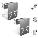 Stainless Steel Security Camera Gutter Mount Bracket, Heavy Duty Outdoor Surveillance Camera Holder, Universal Mount for IP CCTV Cameras