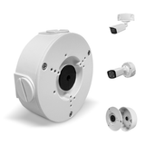 【KU-PFA130-E 】Caja de conexiones con base metálica para cámaras tipo bala y domo Dahua, soporte de montaje impermeable IP66 para cámaras de vigilancia IP POE