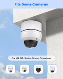 【KU-DS-1280ZJ-DM46】 Caja de conexiones metálica para cámaras de seguridad, soporte de montaje impermeable, cajas de ocultación de cables para cámaras de vigilancia domo HIK