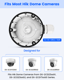 【KU-DS-1280ZJ-DM8】 Caja de conexiones metálica para cámara de seguridad, base de montaje impermeable IP66 para cámaras IP domo HIK, cajas de ocultación de cables