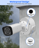 【KU-PFA130-E 】Caja de conexiones con base metálica para cámaras tipo bala y domo Dahua, soporte de montaje impermeable IP66 para cámaras de vigilancia IP POE