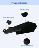 Cubierta protectora universal de metal para techo, para cámaras de seguridad tipo bala y domo (negra)