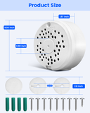Caja de conexiones impermeable universal para cámaras CCTV tipo bala, soporte de montaje exterior ABS IP54, cajas de gestión de cables para cámaras de seguridad.