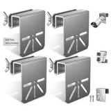 Stainless Steel Security Camera Gutter Mount Bracket, Heavy Duty Outdoor Surveillance Camera Holder, Universal Mount for IP CCTV Cameras