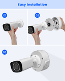 【KU-PFA130-E 】Caja de conexiones con base metálica para cámaras tipo bala y domo Dahua, soporte de montaje impermeable IP66 para cámaras de vigilancia IP POE