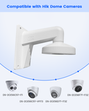 【KU-DS-1273ZJ-130-TRL】 Soporte de montaje en pared de aleación de aluminio con caja de conexiones para cámaras domo HIK