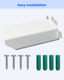 Cubierta protectora universal de metal para techo, para cámaras de seguridad tipo bala y domo (blanca)