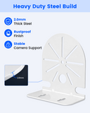 【KU-PFB203W】Soporte de montaje en pared impermeable, brazo de aleación de aluminio para cámaras domo IP, compatible con HDW4433C-A, HDBW4431R-ZS, HDBW4431R-S, HDBW4431R-AS y series relacionadas