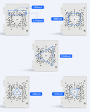 Caja de conexiones de seguridad ABS para cámaras PTZ, soporte de montaje exterior impermeable IP65 con ocultación de cables.