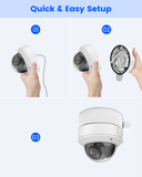 【KU-DS-1280ZJ-DM8】 Caja de conexiones metálica para cámara de seguridad, base de montaje impermeable IP66 para cámaras IP domo HIK, cajas de ocultación de cables