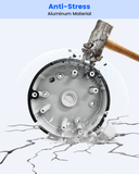 【KU-DS-1280ZJ-DM21 】Soporte universal de aluminio para caja de conexiones de cámaras CCTV tipo domo y torreta HIK, protección IP66 para cables ocultos en exteriores.