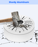 Caja de conexiones universal para cámaras, soporte metálico para cámaras tipo bala, domo y PTZ. Ocultación de cables impermeable para sistemas de seguridad en interiores y exteriores.