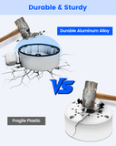 【KU-DS-1280ZJ-DM8】 Caja de conexiones metálica para cámara de seguridad, base de montaje impermeable IP66 para cámaras IP domo HIK, cajas de ocultación de cables