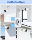 【KU-DS-1260ZJ】 Caja de conexiones de aluminio para cámaras bala HIK, soporte de montaje en pared para cámara de seguridad IP POE para exteriores