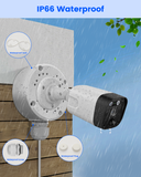Caja de conexiones metálica universal para cámaras tipo bala, soporte de montaje CCTV impermeable IP66 para cámaras de seguridad IP.