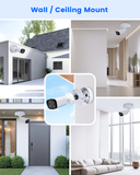 【KU-PFA130-E 】Caja de conexiones con base metálica para cámaras tipo bala y domo Dahua, soporte de montaje impermeable IP66 para cámaras de vigilancia IP POE