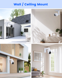 【KU-DS-1273ZJ-130-TRL】 Soporte de montaje en pared de aleación de aluminio con caja de conexiones para cámaras domo HIK