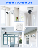 Universal Security Camera Junction Box, Cable Management, Wide Compatibility, Durable ABS, Space Saving, Wall Ceiling Mount, Easy Installation