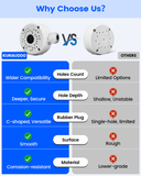 Caja de conexiones metálica universal para cámaras tipo bala, soporte de montaje CCTV impermeable IP66 para cámaras de seguridad IP.