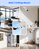 【KU-PFA121】 Caja de conexiones de aluminio para cámaras tipo bala DAH, soporte de montaje impermeable IP66 para uso en exteriores e interiores