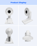 【KU-DS-1273ZJ-130-TRL】 Soporte de montaje en pared de aleación de aluminio con caja de conexiones para cámaras domo HIK