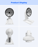 【KU-DS-1273ZJ-140】 Soporte de pared de aleación de aluminio para cámaras de seguridad domo IP (blanco)