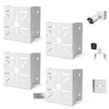 【KU-PFB203W】Soporte de montaje en pared impermeable, brazo de aleación de aluminio para cámaras domo IP, compatible con HDW4433C-A, HDBW4431R-ZS, HDBW4431R-S, HDBW4431R-AS y series relacionadas
