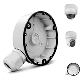 【KU-DS-1280ZJ-DM8】 Caja de conexiones metálica para cámara de seguridad, base de montaje impermeable IP66 para cámaras IP domo HIK, cajas de ocultación de cables