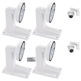 【KU-DS-1273ZJ-140】 Wall Mount Bracket Aluminum Alloy Arm for Hik IP Dome Security Cameras(White)