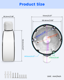 【KU-DS-1280ZJ-DM18】 Soporte de montaje en caja de conexiones metálica impermeable para cámaras de seguridad IP domo HIK, color blanco