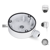 【KU-DS-1280ZJ-DM21 】Aluminum Junction Box Mount Bracket for HIK Dome & Turret CCTV Cameras, IP66 Weatherproof Cable Concealment for Outdoor Use