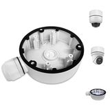 【KU-DS-1280ZJ-DM46】 Caja de conexiones metálica para cámaras de seguridad, soporte de montaje impermeable, cajas de ocultación de cables para cámaras de vigilancia domo HIK