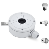 【KU-DS-1280ZJ-S】Caja de conexiones de aluminio para cámara de seguridad exterior, resistente al agua IP66, con base de soporte para cámaras de vigilancia tipo bala y domo HIK.